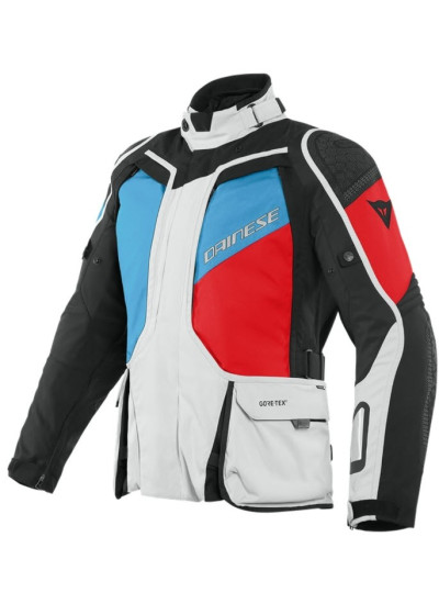 CHAQUETA DAINESE D-EXPLORER 2 GORE TEX AZUL ROJO 1