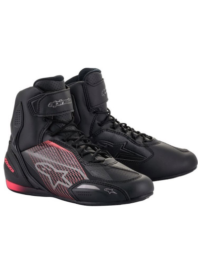 BOTAS ALPINESTARS STELLA FASTER 3 BLACK GUN METAL DIVA PINK