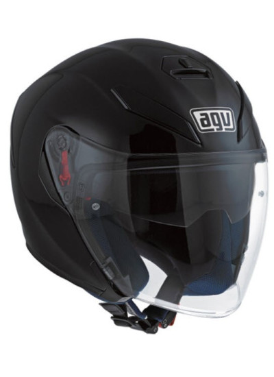 CASCO AGV K-5 JET SOLID NEGRO MATE