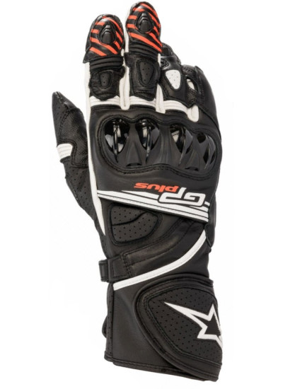 GUANTES ALPINESTARS GP PLUS R V2 NEGRO_BLANCO_FRONT