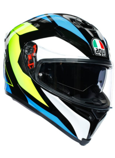 CASCO AGV K-5 S PINLOCK MAXVISION CORE NEGRO_AZUL_FLUOR_1