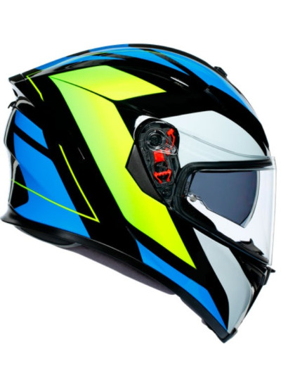 CASCO AGV K-5 S PINLOCK MAXVISION CORE NEGRO_AZUL_FLUOR_2