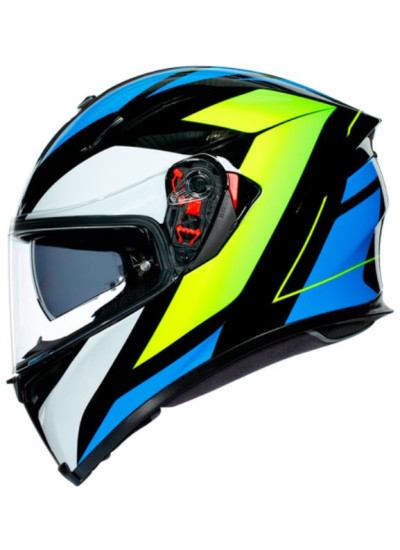 CASCO AGV K-5 S PINLOCK MAXVISION CORE NEGRO_AZUL_FLUOR_5