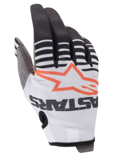 GUANTES ALPINESTARS YOUTH RADAR BLANCO NEGRO