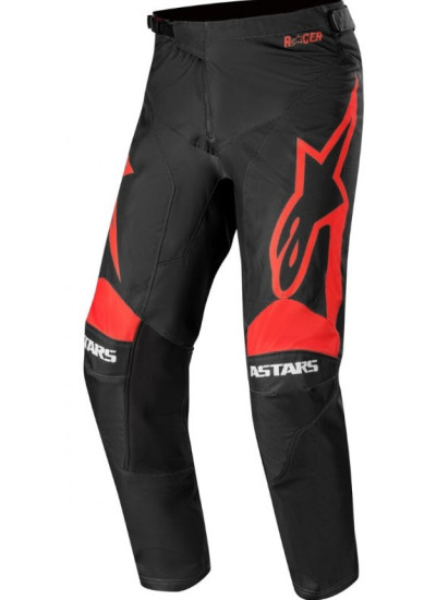 PANTALÓN RACER SUPERMATICS NEGRO ROJO FRONT