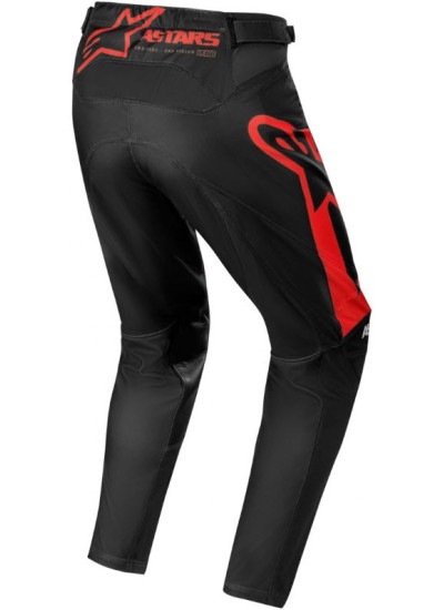 PANTALÓN RACER SUPERMATICS NEGRO ROJO BACK