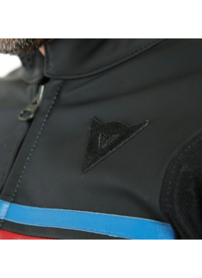 CHAQUETA DAINESE HF 3 LEATHER NEGRO_GRIS_ROJO_AZUL 3