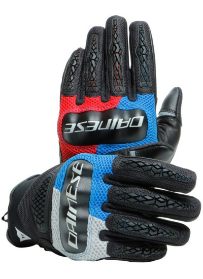 GUANTES DAINESE D-EXPLORER 2 GLACIER-GRAY_BLUE_ LAVA-RED_ BLACK