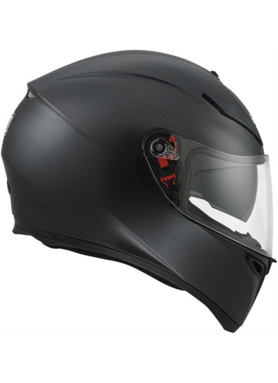 CASCO AGV K-3 SV SOLID negro lateral