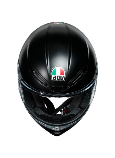 CASCO AGV K6 MINIMAL MATT BLACK / WHITE / RED