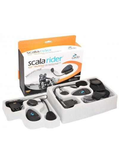 INTERCOMUNICADORES CARDO SCALA RIDER Q2 MULTISET INTEGRAL