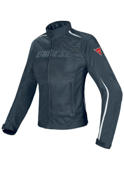 CHAQUETA DAINESE HYDRA FLUX LADY D-DRY Black-Black-White-1