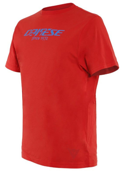 CAMISETA DAINESE PADDOCK LONG Lava-Red/Sky-Diver