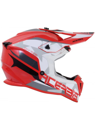 CASCO ACERBIS LINEAR RED-WHITE