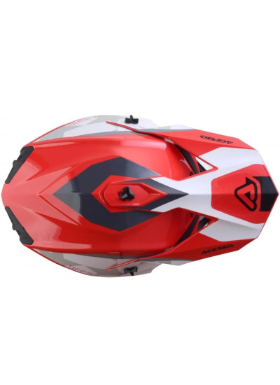 CASCO ACERBIS LINEAR RED-WHITE