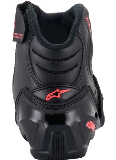 BOTAS ALPINESTARS STELLA SMX-1 R V2 LADY BLACK-DIVA PINK-1