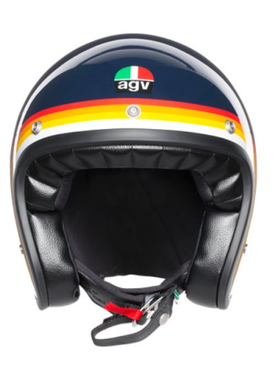 CASCO AGV X70 RIVIERA BLUE / RAINBOW