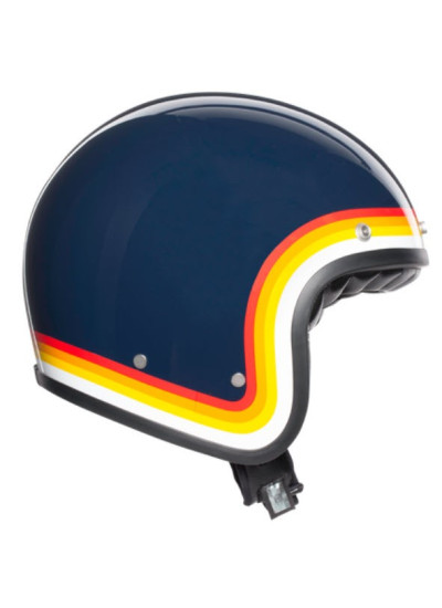 CASCO AGV X70 RIVIERA BLUE / RAINBOW