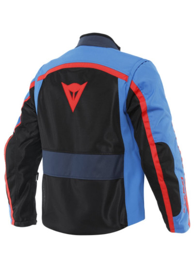 CHAQUETA DAINESE OUTLAW TEX Black_Light-Blue_Black-Iris_Lava-Red-1