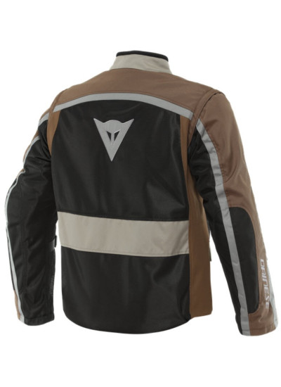 CHAQUETA DAINESE OUTLAW TEX Black/Carafe/Walnut/Charcoal-Gray