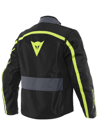 CHAQUETA DAINESE OUTLAW TEX Black/Black/Ebony/Fluo-Yellow