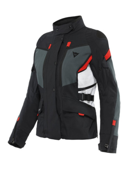 CHAQUETA DAINESE CARVE MASTER 3 LADY GORE-TEX-Black-Ebony-Lava-Red-1