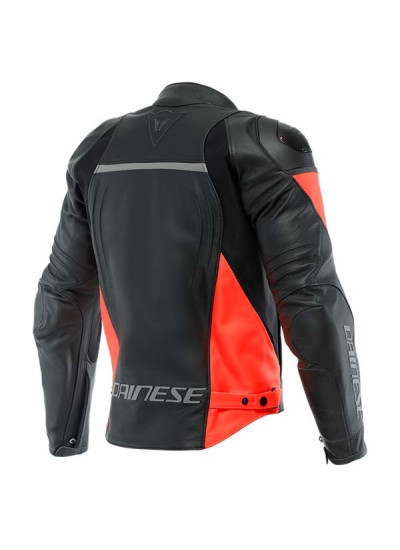 RACING 4 LEATHER JACKET DAINESE BLACK-RED