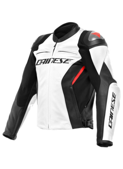 CHAQUETA DAINESE RACING 4 negro-blanco-1