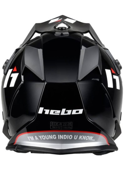 CASCO HEBO STAGE JUNIOR II BLACK-1