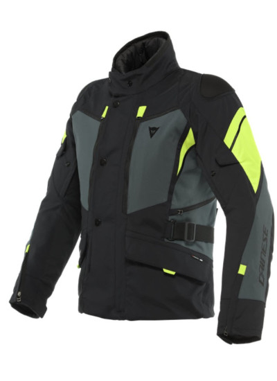 CHAQUETA DAINESE CARVE MASTER 3 GORE-TEX Black-Ebony-Fluo-Yellow-1