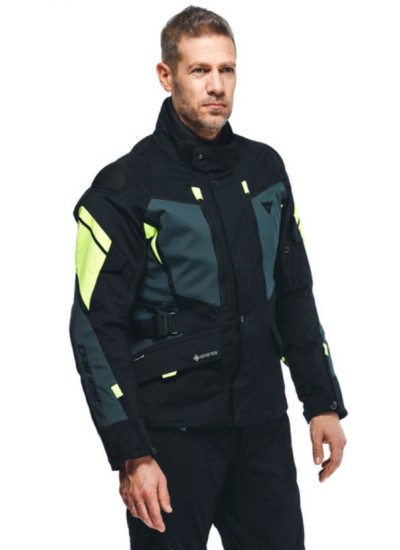 CHAQUETA DAINESE CARVE MASTER 3 GORE-TEX Black-Ebony-Fluo-Yellow-3