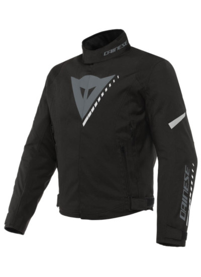 CHAQUETA DAINESE VELOCE D-DRY Black-Charcoal-Gray-White-1