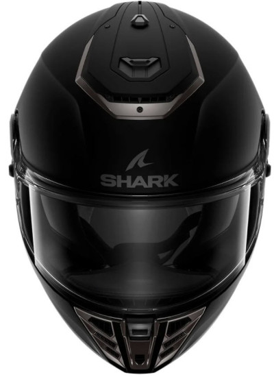 CASCO SHARK SPARTAN RS BLANK MAT-NEGRO-1