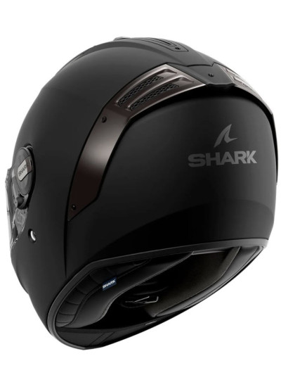 CASCO SHARK SPARTAN RS BLANK MAT-NEGRO-1