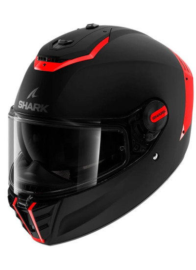 CASCO SHARK SPARTAN RS BLANK SP BLACK-ORANGE-BLACK-1