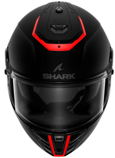 CASCO SHARK SPARTAN RS BLANK SP BLACK-ORANGE-BLACK-1