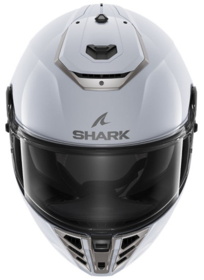 Casco SHARK SPARTAN RS BLANK WHITE-SILVER-GLOSSY-2