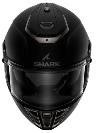 CASCO SHARK SPARTAN RS BLANK MATT BLACK