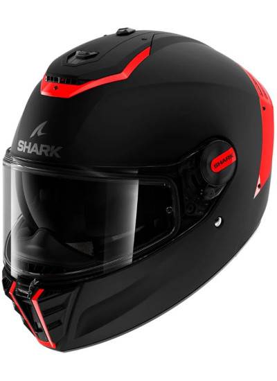 CASCO SHARK SPARTAN RS BLANK SP BLACK-ORANGE-BLACK-1