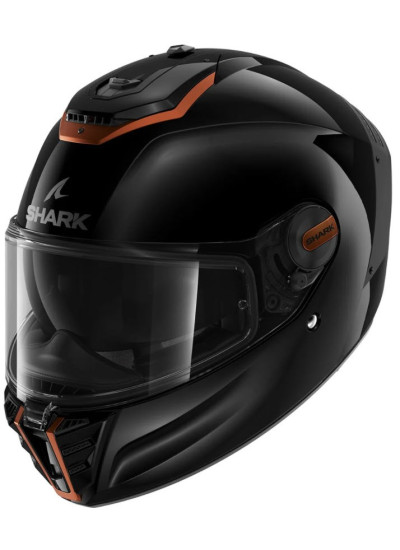 CASCO SHARK SPARTAN RS BLANK SP BLACK-CUPPER-BLACK-1