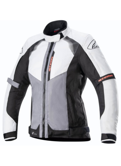 CHAQUETA ALPINESTARS STELLA HEADLANDS DRYSTAR DARK GRAY / ICE GRAY / FLUORESCENT CORAL