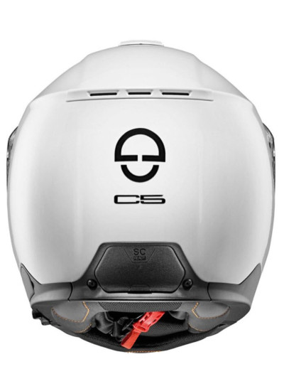 CASCO MODULAR C5 MONOCOLOR DE SCHUBERTH-BLANCO-1