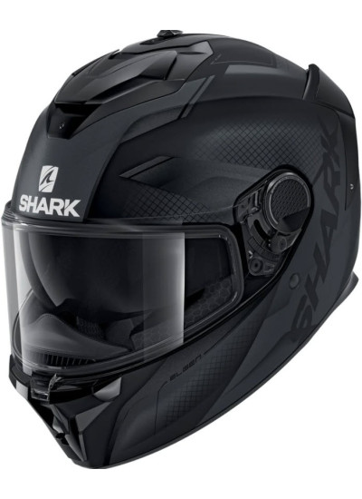 CASCO SHARK SPARTAN GT MICR. ELGEN MAT-BLACK-ANTRACITA