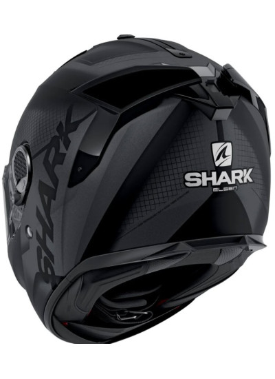 CASCO SHARK SPARTAN GT MICR. ELGEN MAT-BLACK-ANTRACITA