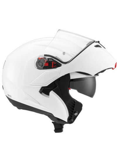 CASCO AGV COMPACT ST SOLID PINLOCK BLANCO LATERAL ABIERTO