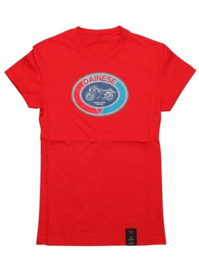 CAMISETA DAINESE MOTO 72 LADY ROJO