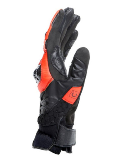 GUANTES DAINESE CARBON 4 SHORT-BLACK-FLUOR-RED