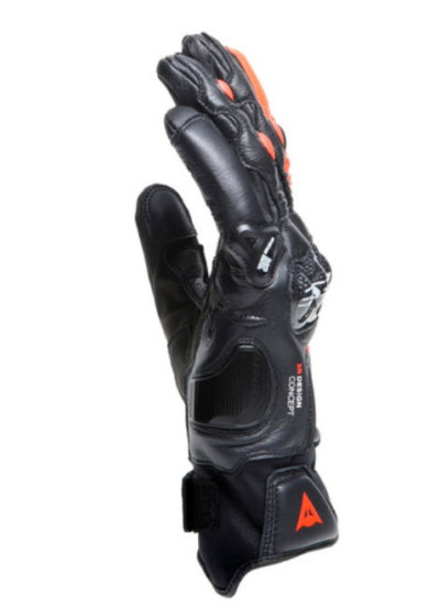 GUANTES DAINESE CARBON 4 SHORT-BLACK-FLUOR-RED