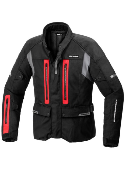 CHAQUETA SPIDI TRAVELER 3 H2OUT-NEGRO-ROJO-1