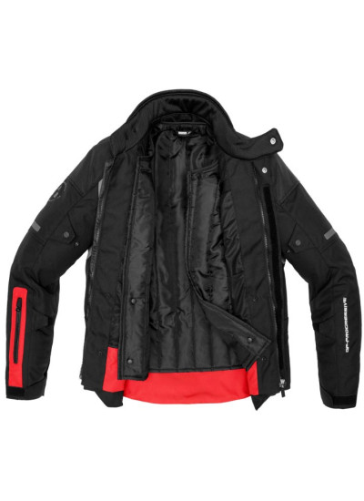 CHAQUETA SPIDI TRAVELER 3 H2OUT-NEGRO-ROJO